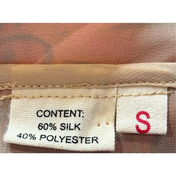 CELIA B Sinai Floral Puff Sleeve Mini Dress in Orange NWT Size Small - Picture 10 of 10